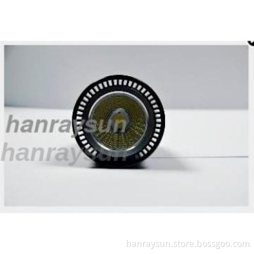 LED bulb 3W , black aluminum cup.